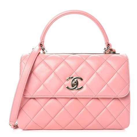 chanel hand bag pink